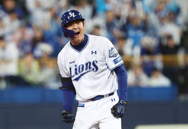 삼성 주장 구자욱. 연합뉴스