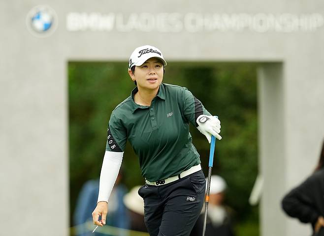 BMW 챔피언십 1라운드 지은희의 경기 모습 [BMW 레이디스 챔피언십 대회 조직위원회 제공. 재판매 및 DB 금지]