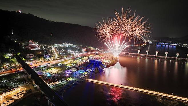 칠곡낙동강평화축제장 전경. /칠곡군 제공