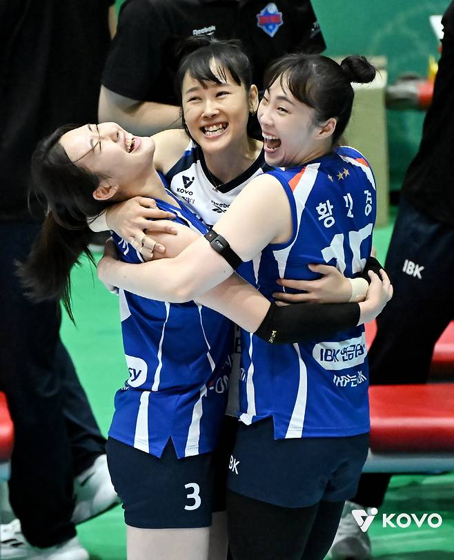 IBK기업은행 임명옥(가운데). 사진제공=KOVO