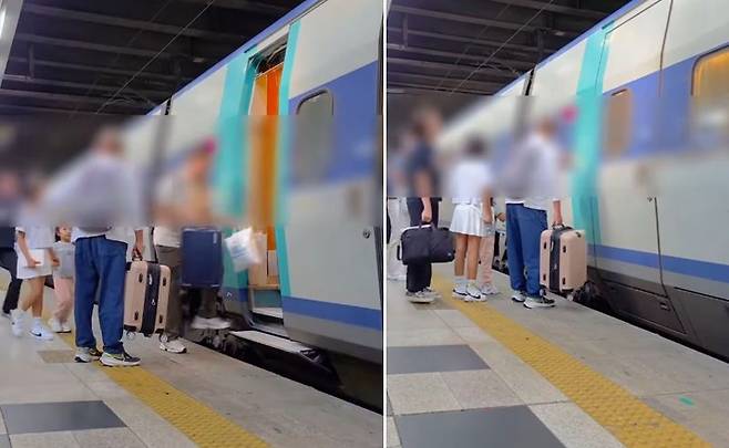 지난 12일 인스타그램에 '이게 머선일이냐구요'라는 제목으로 올라온 영상. /사진=인스타그램 캡처