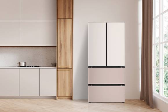 LG전자의 김치냉장고 신제품 'LG 디오스 AI 오브제컬렉션 김치톡톡'. [사진=LG전자]