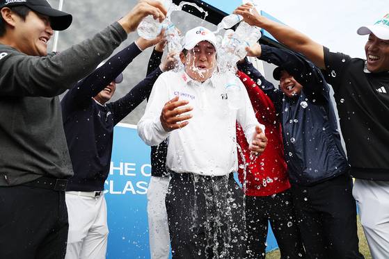 최승빈이 19일 열린 KPGA 투어 더채리티클래식에서 우승했다. 사진 KPGA