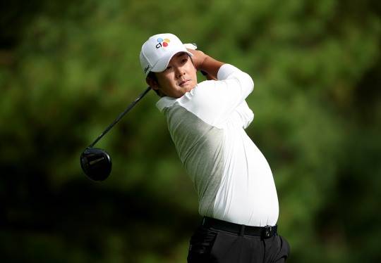 최승빈의 경기 모습. /KPGA