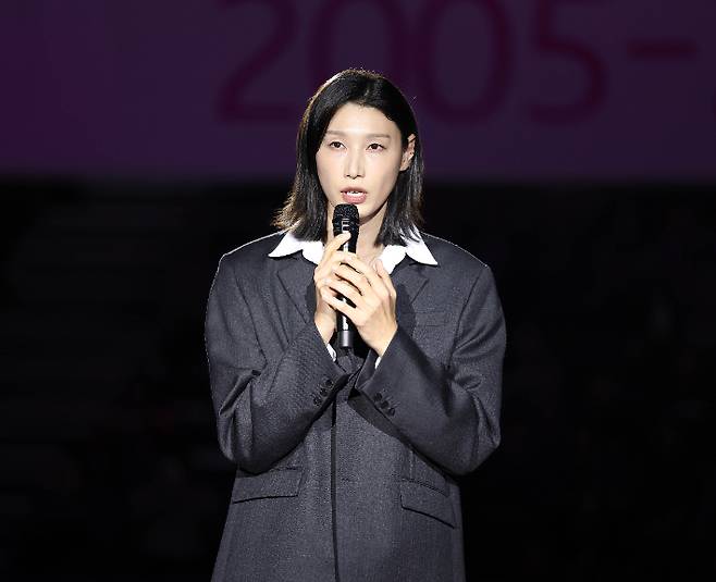 은퇴식에 참석한 김연경. 흥국생명 제공