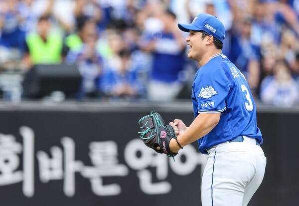 &nbsp;최원태는 가을야구에서 2경기 13이닝 1자책으로 호투 행진을 이어가고 있다. (사진=삼성)