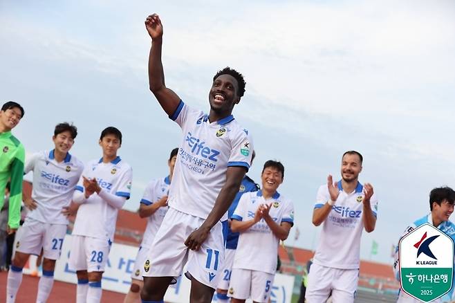 인천 제르소. 사진 | 한국프로축구연맹