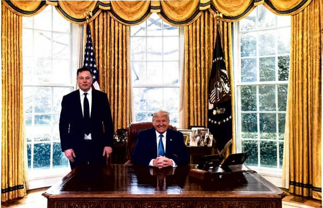 일론 머스크 테슬라 CEO(왼쪽)와 도널드 트럼프 대통령 (이미지=도널드 트럼프 엑스)