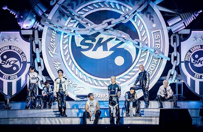 18~19일 인천아시아드주경기장에서 단독공연을 개최한 보이그룹 스트레이키즈./JYP