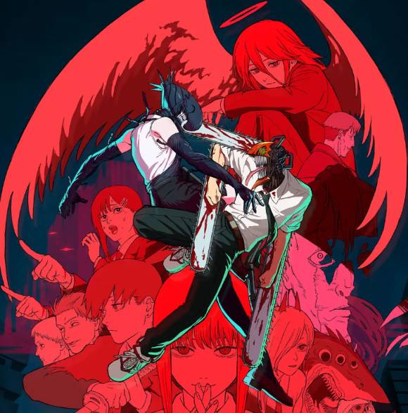 국내서도 체인소 맨 극장판 등 일본 애니메이션 영화의 인기가 심상치 않다. 사진은 '극장판 체인소 맨: 레제편' 포스터 중 일부 갈무리. [사진=MAPPA/소닉픽처스 코리아]