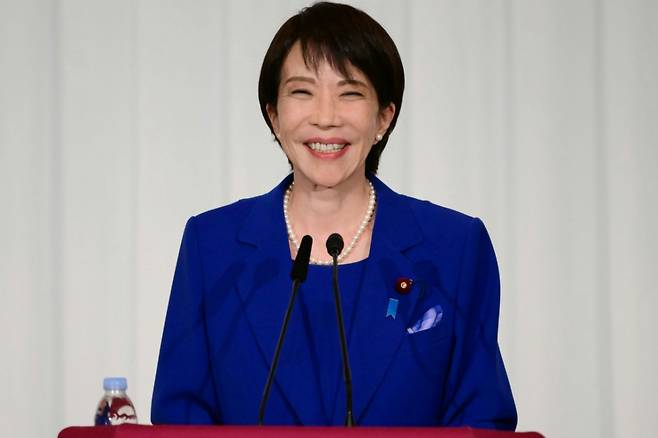 다카이치 사나에 일본 자민당 총재 /AP=뉴시스