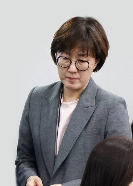 김현지 대통령비서실 제1부속실장이 10월 2일 서울 용산 대통령실 청사에서 열린 제12차 대통령 주재 수석보좌관회의에 참석하고 있다. 동아DB