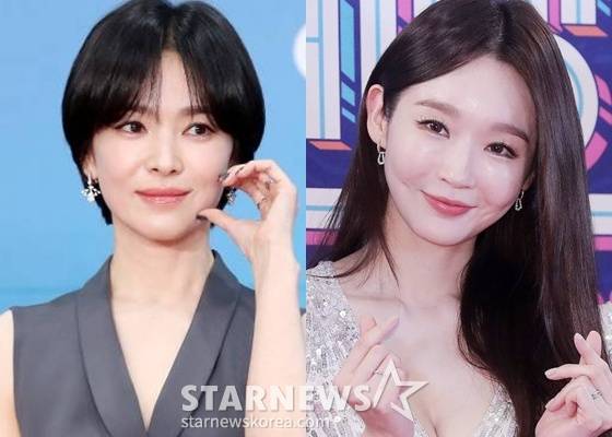 송혜교, 강민경 /사진=스타뉴스