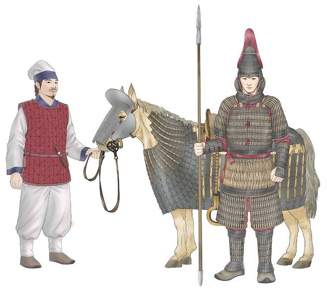 무덤 속 인물도 복원 상상도 [국가유산청 제공. 재판매 및 DB 금지]