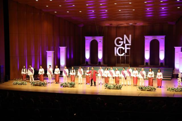 지난 5월 성산아트홀에서 열린 ‘제1회 경남국제합창제’ 무대 모습./경남국제합창조직위원회/