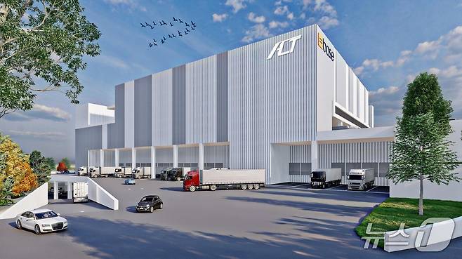 경기 양주시 남면 소재 물류센터 예상 조감도 (요진건설 제공) 뉴스1 ⓒ News1