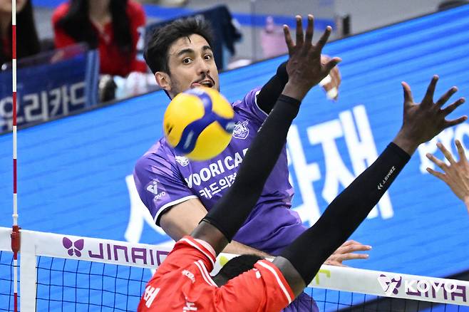 우리카드 아라우조. 사진제공=KOVO