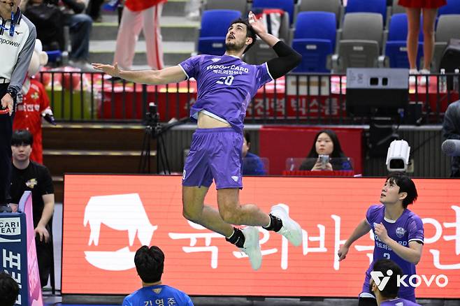 우리카드 아라우조. 사진제공=KOVO