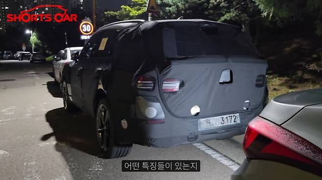 제네시스 GV80 하이브리드 테스트카 (출처=Shorts Car)