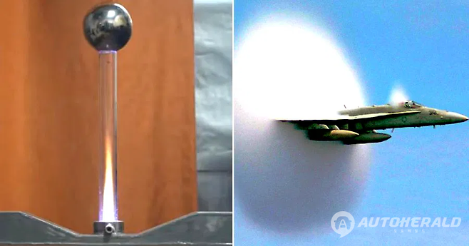 우한대 연구진의 공기 중 플라즈마 발생 실험 장면.&nbsp;기존의 플라즈마 추진은 진공 상태에서만 가능했으나, 이 실험은 대기 중에서도 추진력을 구현했다.&nbsp;(NextShark / Wuhan Univ.)