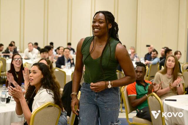 드래프트 현장에서의 조이./KOVO