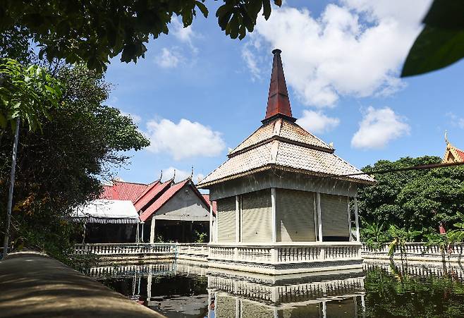 프놈펜 턱틀라사원 공공 화장시설의 모습. 연합뉴스