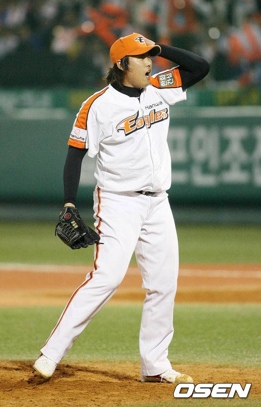 [OSEN=손용호 기자] 2007년 준플레이오프 3차전 당시 한화 류현진. 2007.10.12 /spjj@osen.co.kr