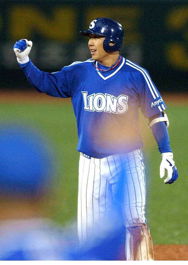 ▲ 2006년 한국시리즈 당시 박진만 삼성 감독 ⓒ삼성 라이온즈