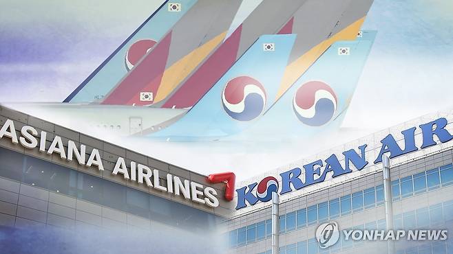 대한항공 - 아시아나항공 합병 (PG) [김토일 제작] 사진합성·일러스트