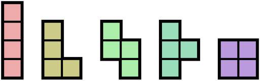 수학 저술가 마틴 가드너의 ‘수학 게임’ 칼럼으로 유명해진 다중 도미노. 위키미디어 코먼스