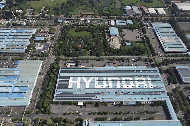 인도 첸나이 현대차 공장. 현대차 제공