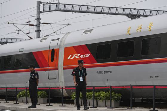 푸싱 CR450 고속전기동차(EMU). AP=연합뉴스