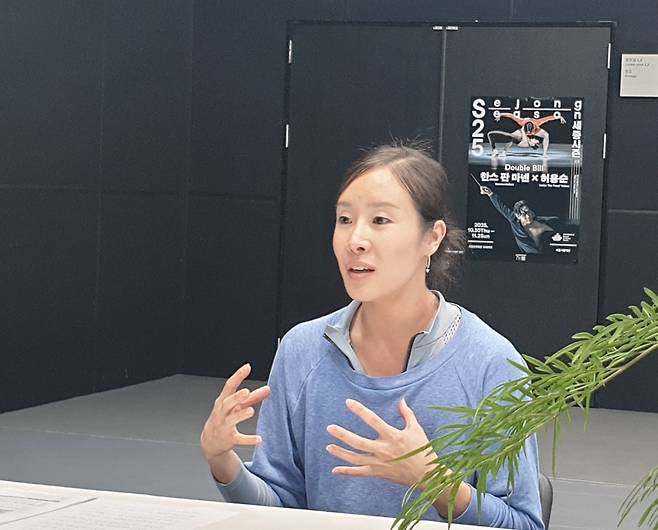 21일 서울시발레단 노들섬 연습실에서 만난 발레리나 강효정. 서울시발레단 제공