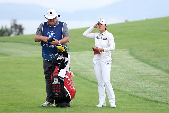 지난 19일 해남 파인비치GC에서 끝난 LPGA 투어 BMW 레이디스 챔피언십에 출전한 고진영    [게티이미지]