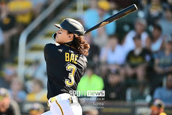 ▲ 배지환은 올해 타격 부진으로 메이저리그에서 많은 기회를 받지 못하며 대부분의 시간을 마이너리그에서 보냈다