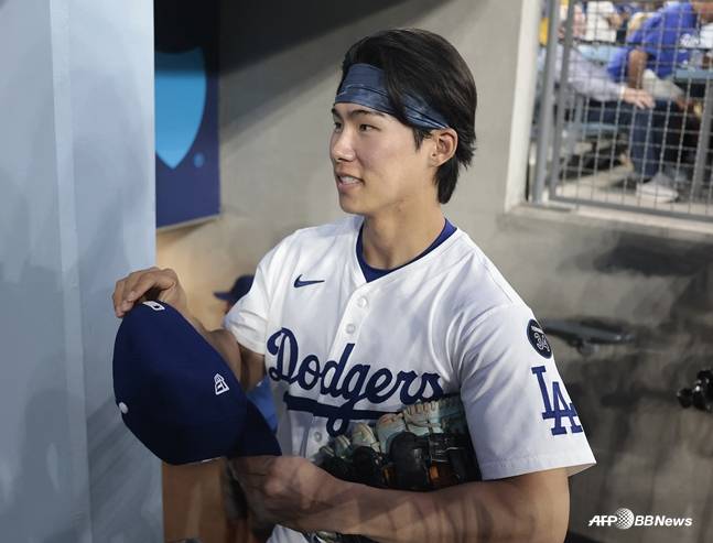 경기를 준비하고 있는 김혜성. /AFPBBNews=뉴스1