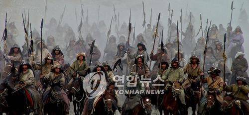 몽골군, 영화 '몽골' 중 [이타르타스=연합뉴스]