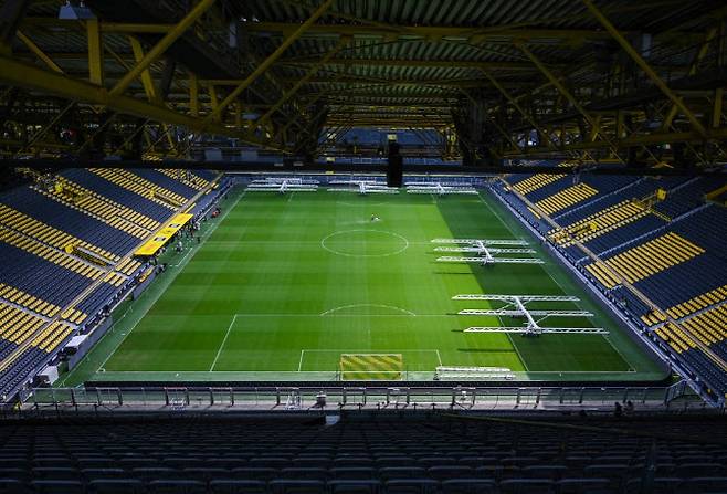 독일 분데스리가 보루시아 묀헨글라트바흐 홈구장인 보루시아 파르크(사진=AFPBBNews)