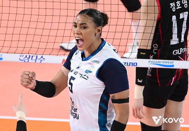 GS칼텍스 주포 실바. 사진제공=KOVO