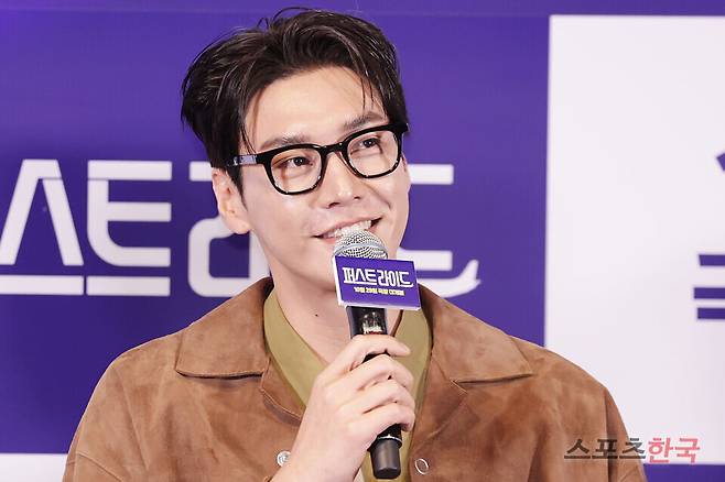 영화 '퍼스트 라이드' 언론시사회에 참석한 배우 김영광. 25.10.22 ⓒ이혜영 기자 lhy@hankooki.com