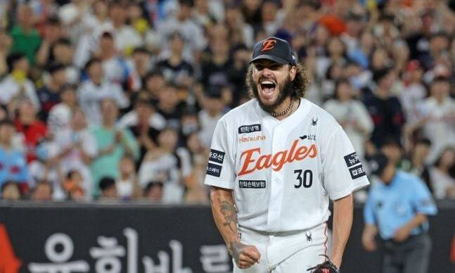 한화 이글스 코디 폰세. 연합뉴스