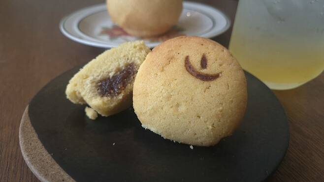 울주배 19.5%가 함유된 소월당의 배빵.