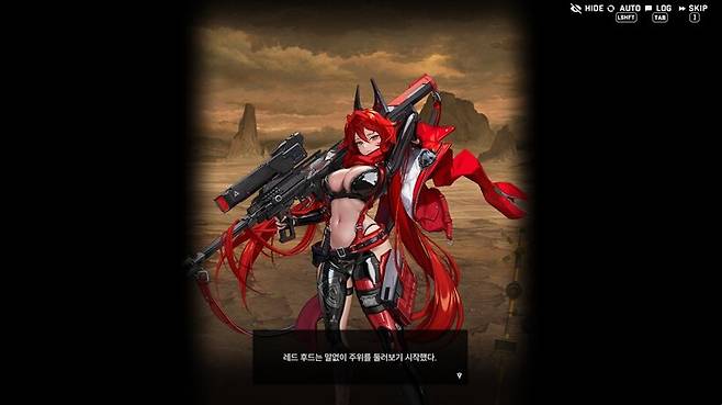 ▲ 단순히 코드: 레드후드를 한계까지 사용한 반동 외에, 자신에 대한 실망도 포함되어 있었을 것