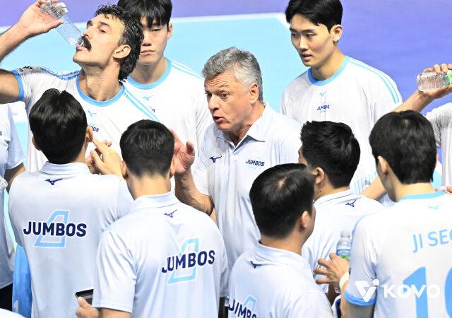 대한항공 헤난 감독./KOVO