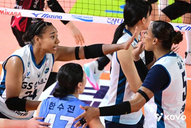 레이나와 실바./KOVO