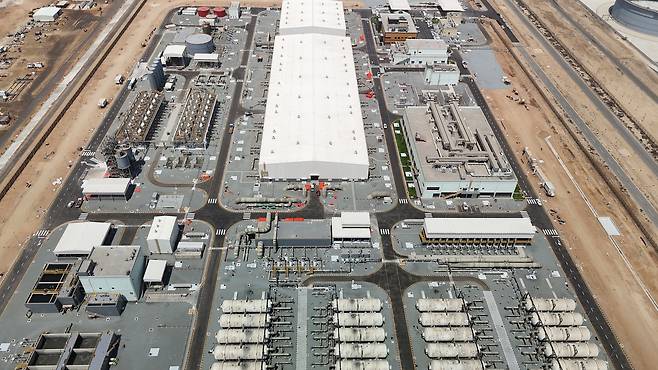 두산에너빌리티 슈아이바3 해수담수화 플랜트 전경. [두산에너빌리티 제공]