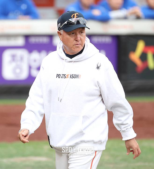 ▲ 김경문 감독 구자욱 ⓒ곽혜미 기자