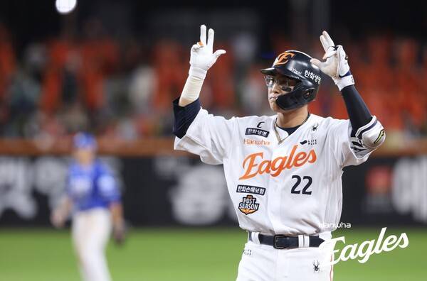 4타수 3안타 5타점 맹활약한 채은성. (사진=한화)