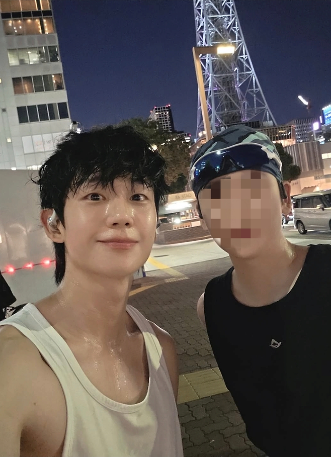 정해인. 사진 | 정해준 씨 SNS