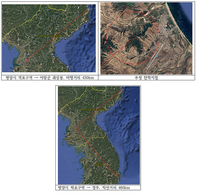 북한의 '화성-11마' 추정 극초음속 비행체 실험발사 분석 ⓒ홍민 통일연구원 선임연구위원 자료 발췌